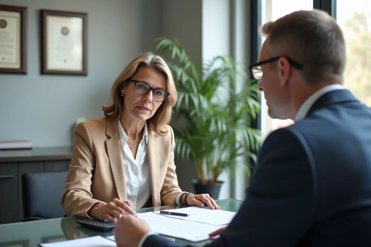 Conseil fiscal entre un propriétaire et un conseiller financier sur les taxes applicables à une résidence secondaire